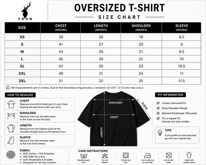 FoXn RUN Terry Oversized T